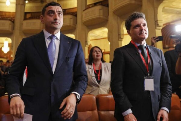 Nicușor Dan și George Simion
