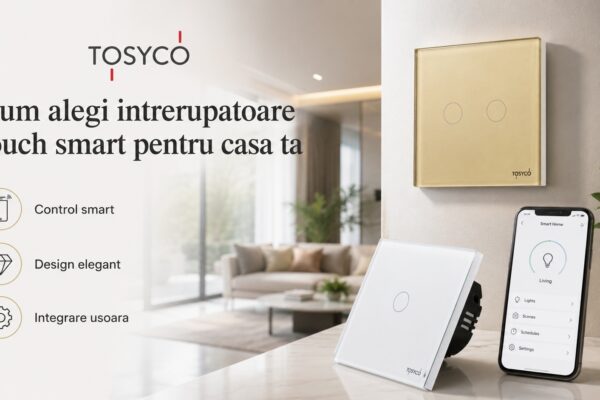 Cum alegi întrerupătoare touch smart pentru casa ta